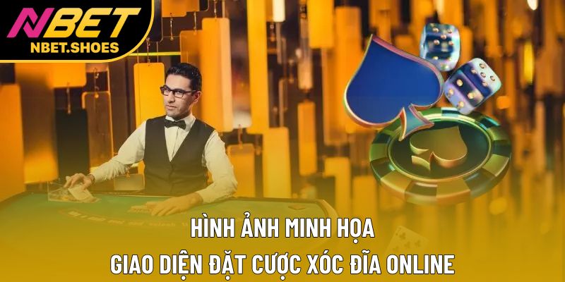 Hình ảnh minh họa giao diện đặt cược xóc đĩa online
